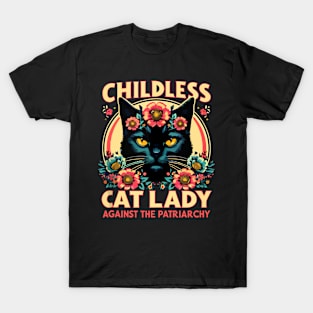 Childless Cat Ladies Against Patriarchy US Election Day T-Shirt